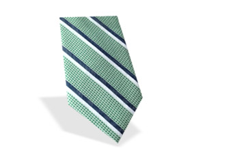 Krawatte gestreift grün